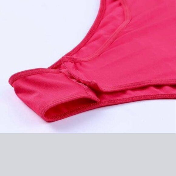 Pink Rhinestone Bodysuit - Picture 7 of 7